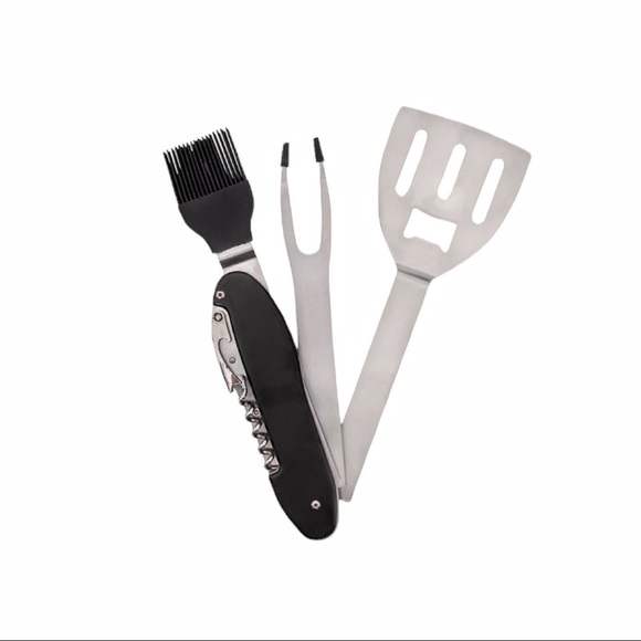 NIB Hammer & Axe 5-in-1 Barbeque Multi-Tool Utensil Set - Picture 5 of 10
